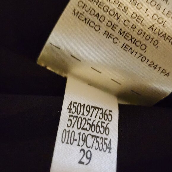 Chico’s Black Sleeveless Tank Top Blouse Size 3 (16/18 XL) Back Zip Overlay - Picture 10 of 10